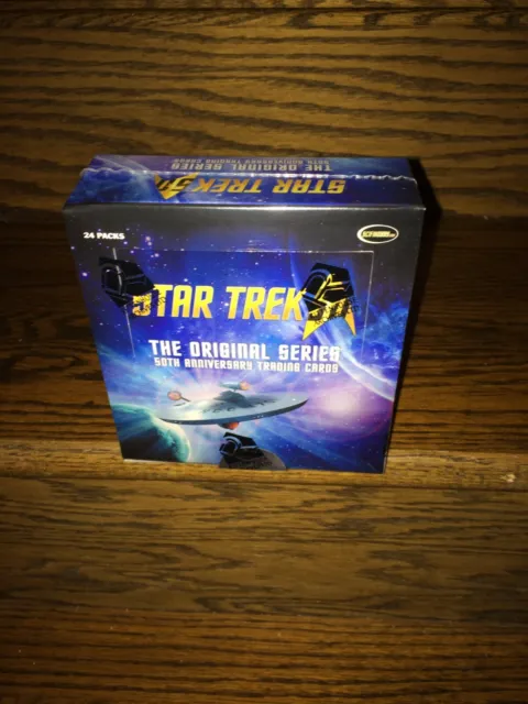 2016 Rittenhouse Star Trek TOS 50th Anniversary Sealed Trading Card HOBBY Box