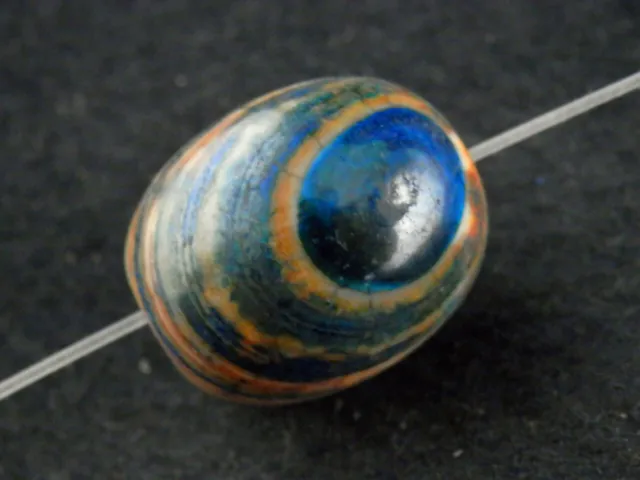 Exquisite Pure Tibetan Natural Old Agate Dzi *Dragon Eyed* Bead HH164