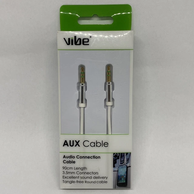 Audio Lead AUX Cable For Audio Connection 3.5mm To 3.5mm  Plug      Free Postage
