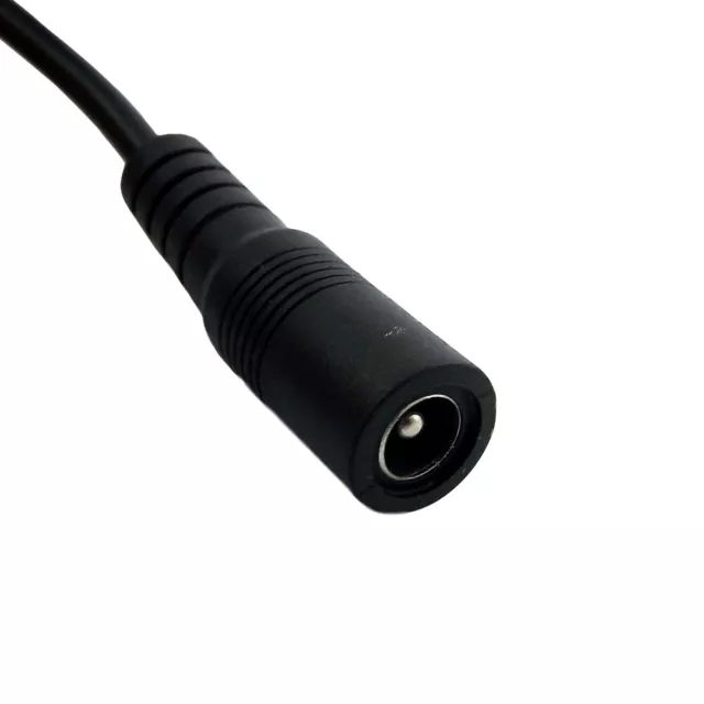 DC Power Right Angle Adapter Cable Cord 5.5mm x 2.1mm Male to Female Barrel 3FT 3