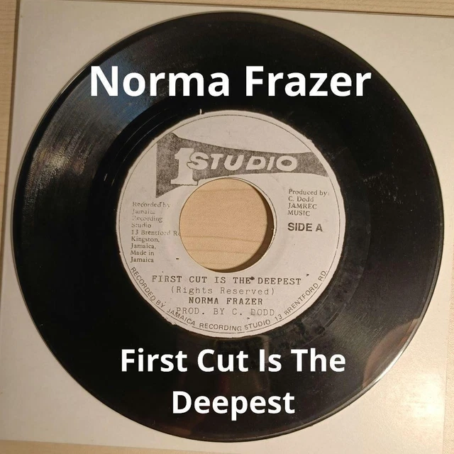 名盤　レゲエ　Norma Frazer /First Cut Is The Norma Frazer – First Cut Is The Deepest – Vinyl (7