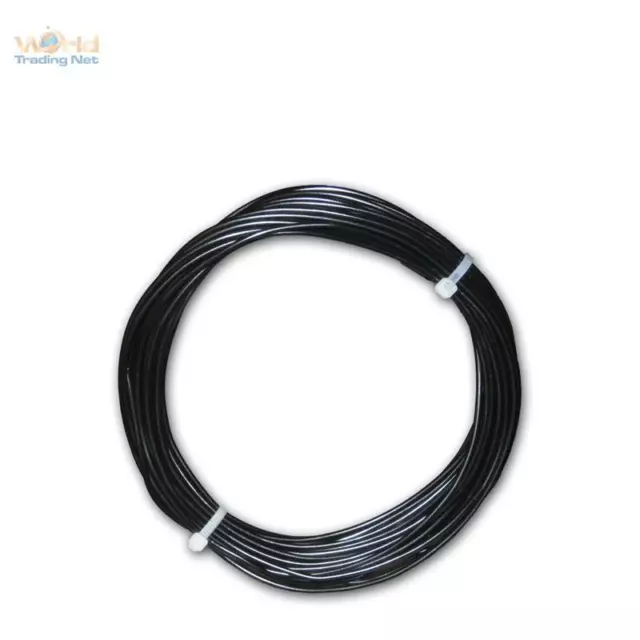 ( 0,60€/ M) 10m Galon Noir Cœur Unique Flexible 0, 5mm², Câble Luetze,