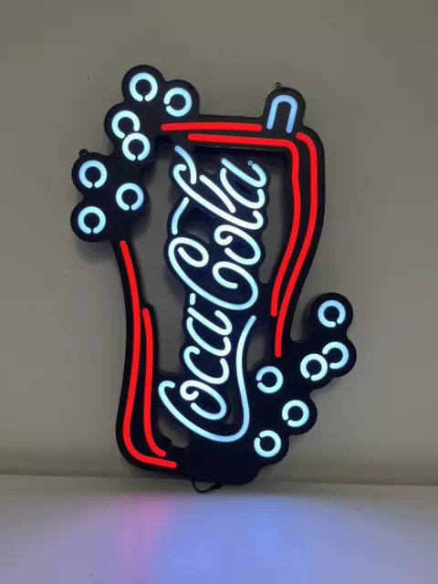 Animated Coca Cola Bottle Bubbles Coke LED Sign ￼ ￼original product