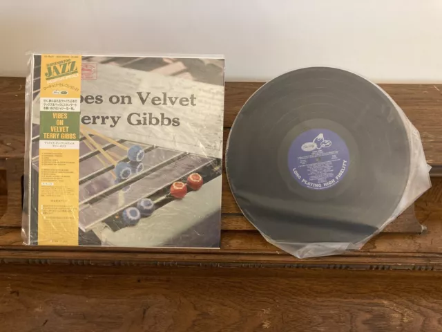 Terry Gibbs - Vibes On Velvet LP, Album, RE [1988] Japan Pressing - NM or M-/NM