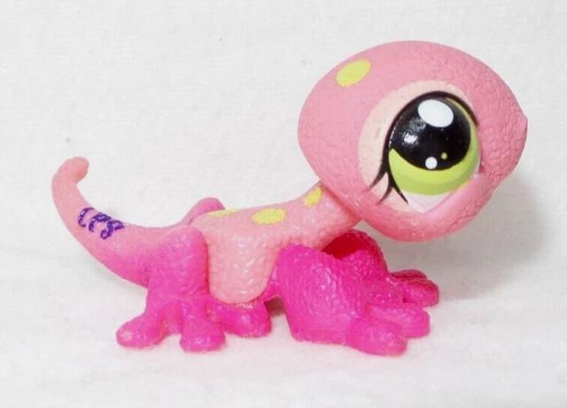 Figurine Littlest Pet Shop Renard 1812 - Hasbro - Authentique Orange Et Noir