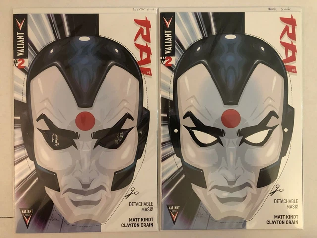 Rai #2 3 4 5 Lot Recalled Mask 1 in 10 20 50 A B C Bloodshot Movie Valiant