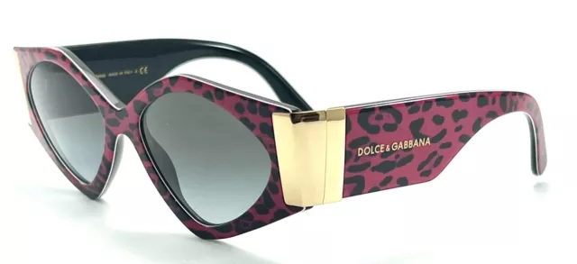 New Dolce & Gabbana Dg4396 3326/8G Pink Authentic Sunglasses 55-17 145