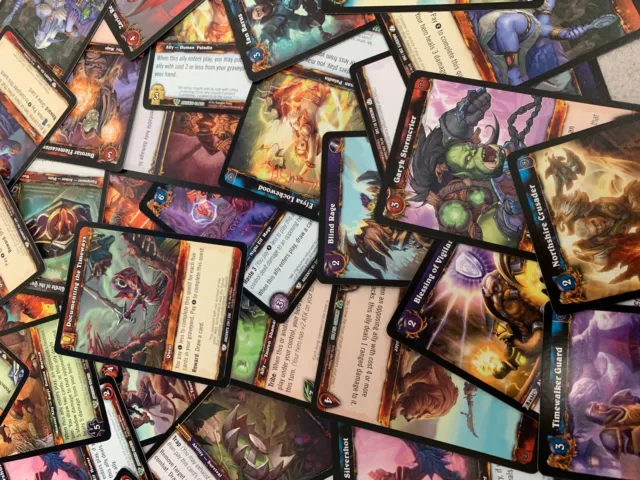Wow World Of Warcraft Tcg : 100+ Assorted Cards Mix - Rares Epics Foils & More!