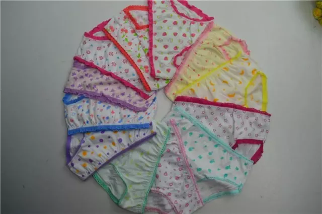 6pcs / Lote Bebé Ropa Interior Infantil Niños Bragas Para Cortos Guarderías