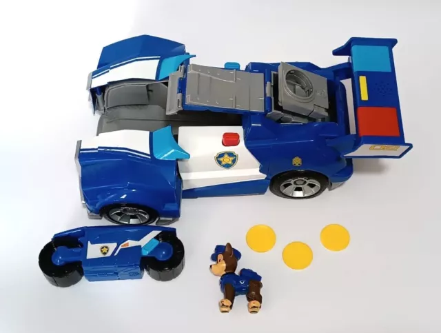 Paw patrol Auto di pattuglia con motocicletta e personaggio - Completa