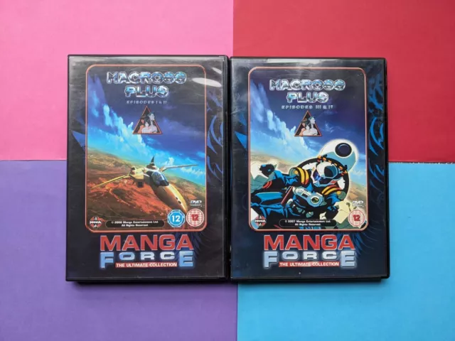 Macross Plus - Complete OVA Episodes 1-4 (1994) - Manga Force 90s Anime - DVD