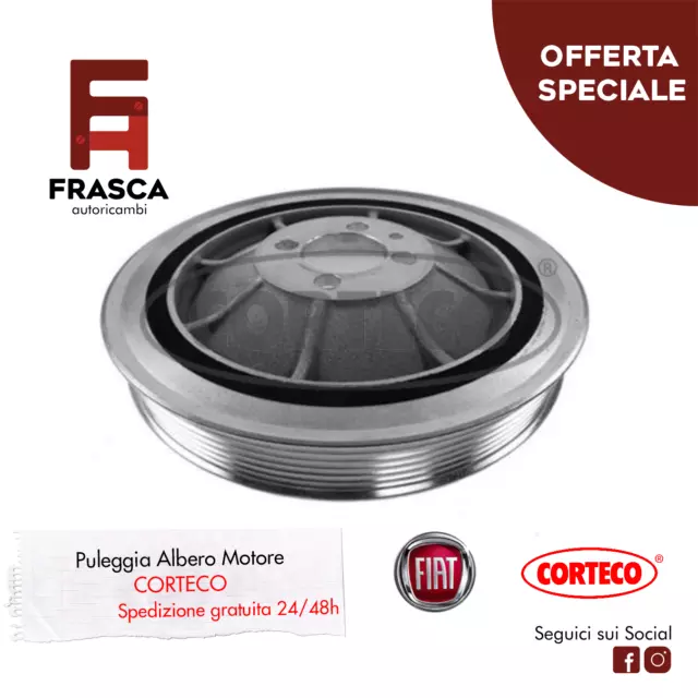 Puleggia Albero Motore Fiat Bravo II 1.6 D Multijet 90 CV 2.0 D Multijet 165 CV