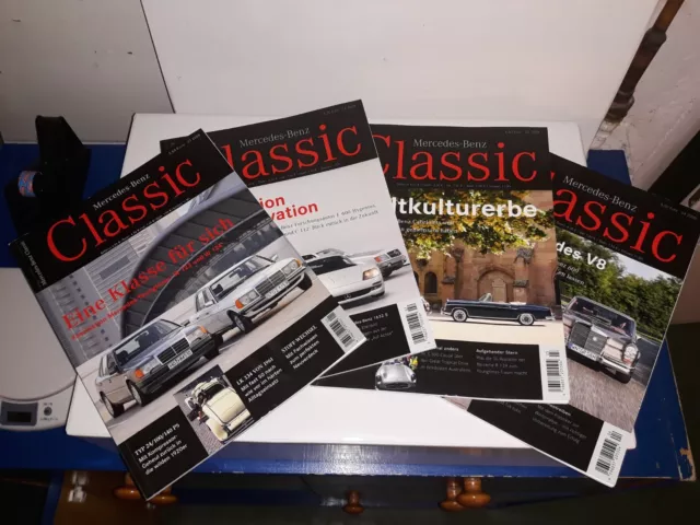 Mercedes-Benz Classic Magazin Ausgaben 1-4 aus 2009 kompletter Jahrgang Konvolut