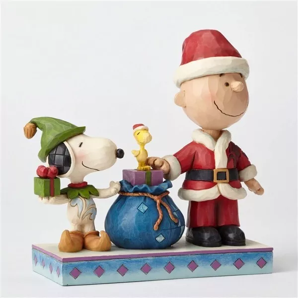 Jim Shore Peanuts Holiday Helpers 4052721 NEU ungeöffnet