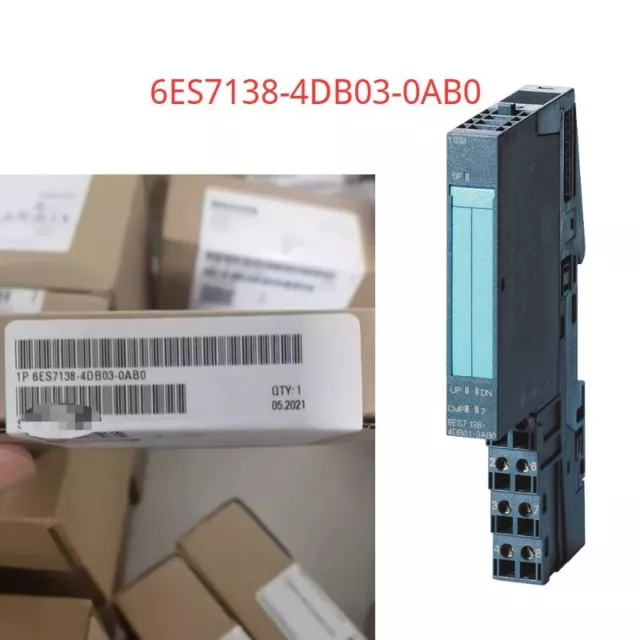 6ES7138-4DB03-0AB0 New SIMATIC DP, Electronics module for ET 200S,1 SSI ,DHL