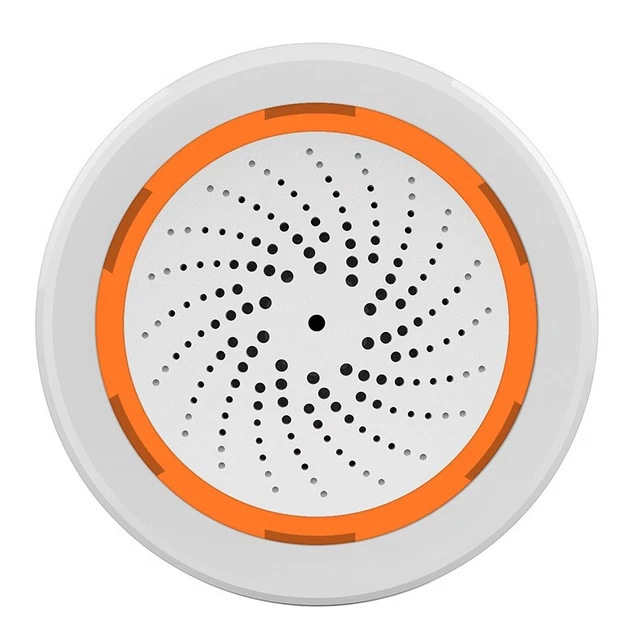Tuya Zigbee Allarme Luce Suono Professionale con Avvisi Strobo 90DB Sp B5L1
