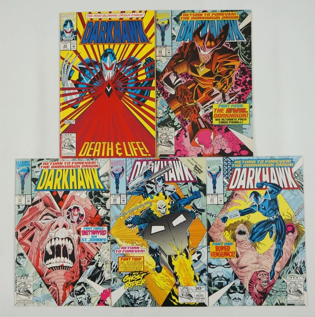 Darkhawk: Return to Forever #1-5 VF/NM complete series Marvel ORIGIN STORY 21-25