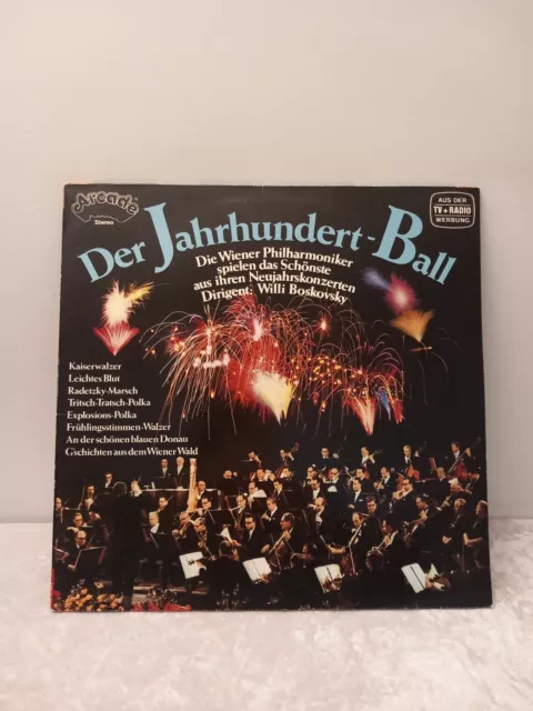 LP : Wiener Philharmoniker, Willi Boskovsky - Der Jahrhundert Ball - 1981 Arcade