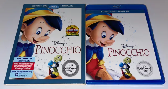 Pinocchio Blu-Ray The Signature Collection Walt Disney 2017