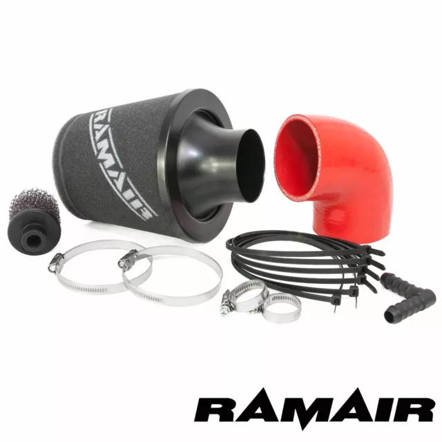 Performance Induktions Ansaug Luft Filter Kit Von RAMAIR Pro Ford Fest ST150 Rot