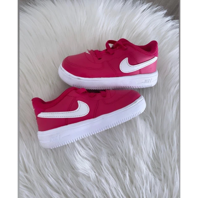 Nike bambine Air Force 1 1s neonato taglia 6,5 designer britannico