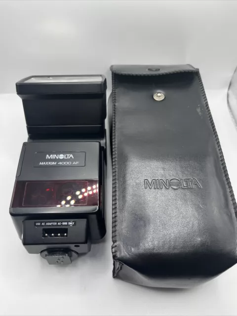 Minolta Maxxum 4000 AF Flash - Untested