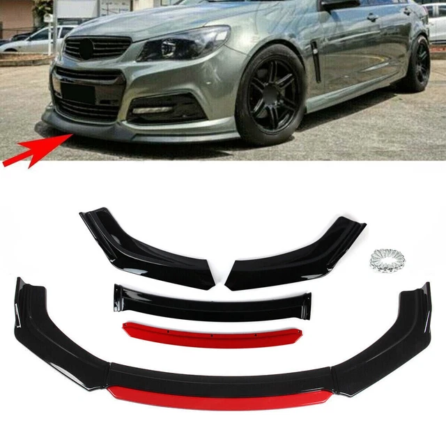FOR HOLDEN COMMODORE VE VF VP VZ Front Bumper Red Lip Splitter Spoiler
