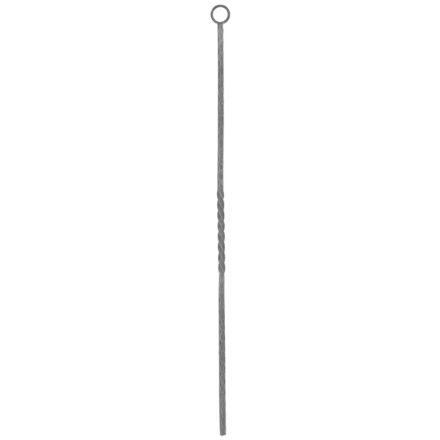 Zwischenstab Zaunstab Schmiedeeisen 900 mm Material 12x12 mm gehämmert