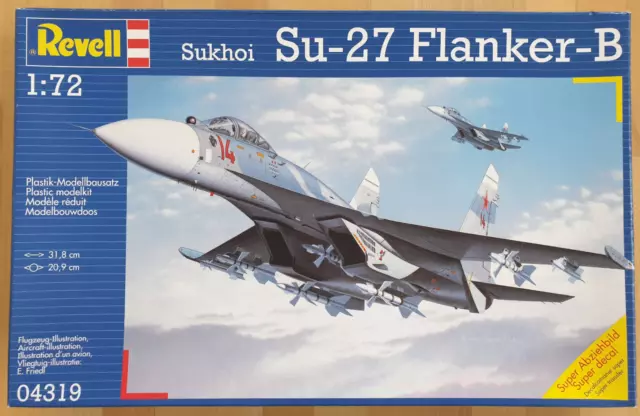 Revell Modellbausatz Nr. 04319 "Sukhoi Su-27 Flanker-B" 1:72