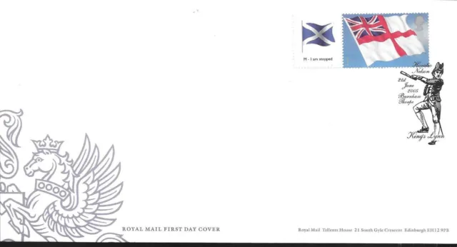 GB FDC 2005 White Ensign SHS Horatio Nelson, CV£15, combined postage