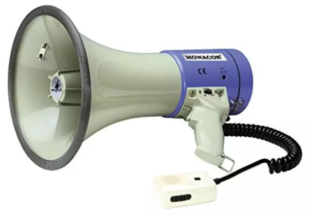 (TG. Mit Hand-Mikrofon) Megafono 25w con microfono staccabile, incluse le Batter