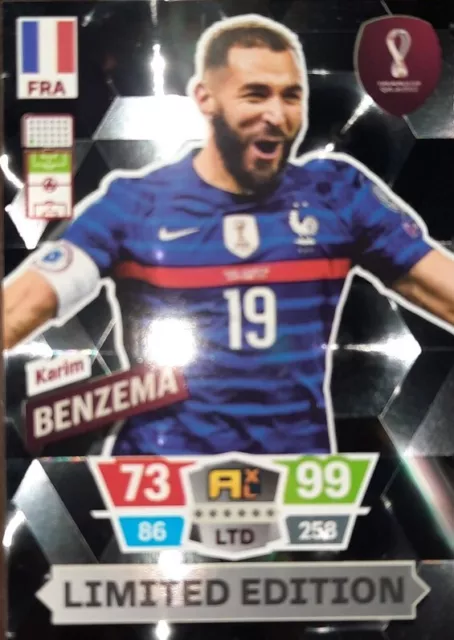 BENZEMA  EDICION LIMITADA PACK INICIAL .Adrenalyn XL.FIFA WORLD CUP QATAR 2022.