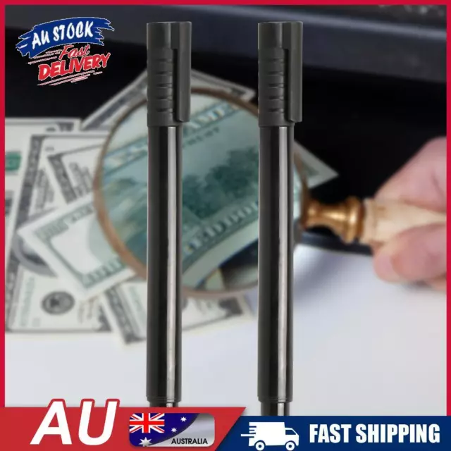 AU 2pcs Currency Detector Pen Graffiti Mini Banknotes Tester Pen for US Dollar B