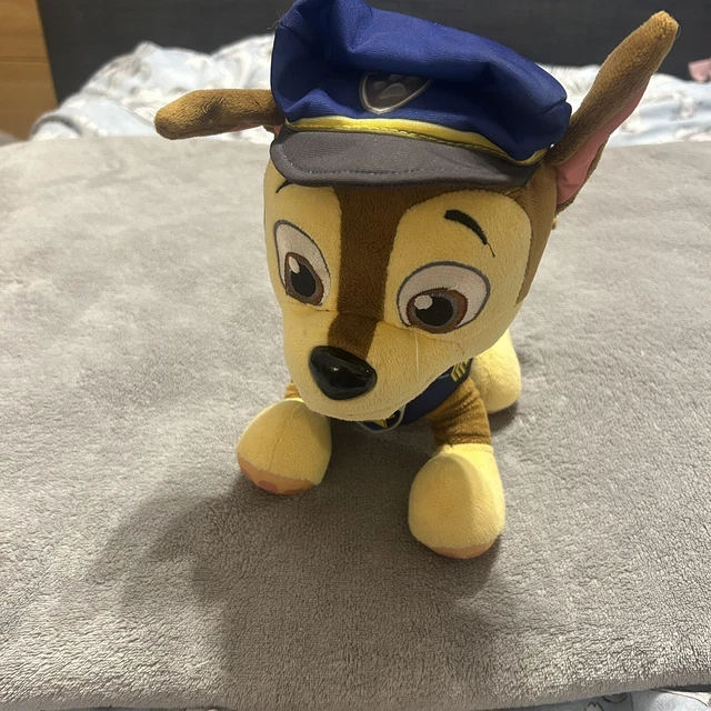 CHASE PAW PATROL Talking Light Up Plush Soft Toy Talk In English French