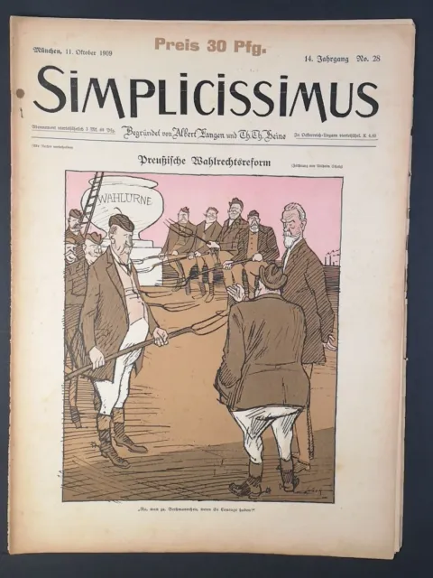 Simplicissimus: Illustrierte Wochenschrift. 14. Jahrgang. No. 28, 11. Oktober 19