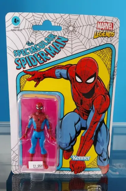 Hasbro 2023 Marvel Legends 3.75" Kenner Retro Spectacular Spider-Man MOC