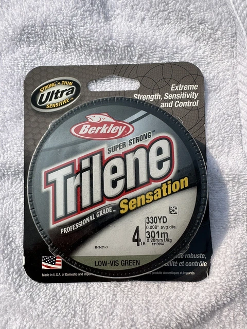 Trilene Sensation 4lb Low-vis Green 330yd