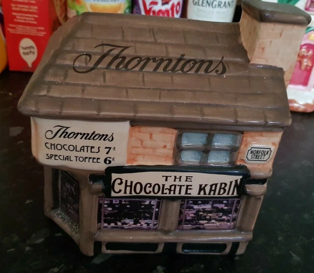 THORNTON'S CHOCOLATE KABIN Money Box celebrating 100 years, very good