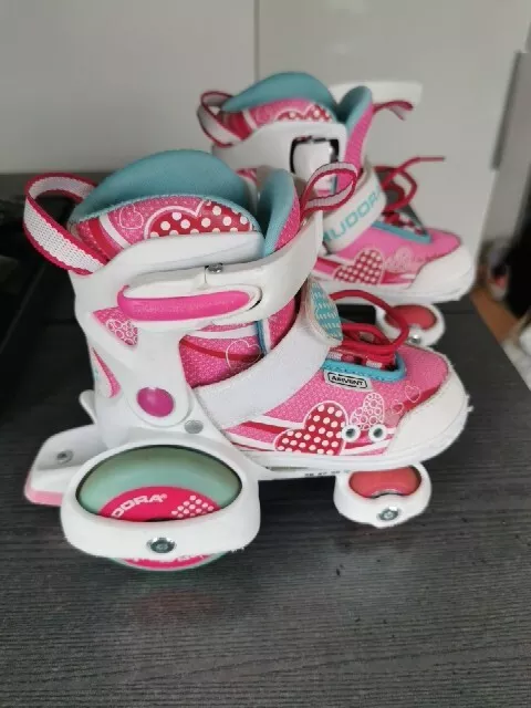 Hudora My First Quad Girl Rollschuhe - Rosa, Gr. 26-29