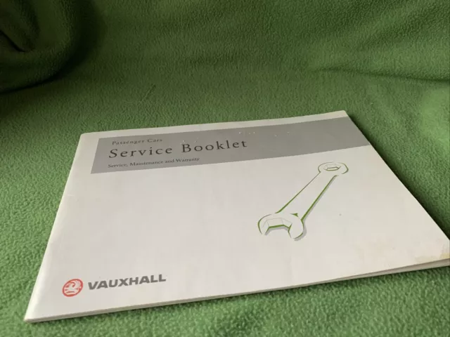 LIBRO DI STORIA DEL SERVIZIO VAUXHALL ORIGINALE USATO 2003/2 francobolli