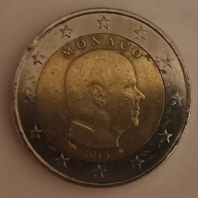 pièce 2 euro Monaco fauté