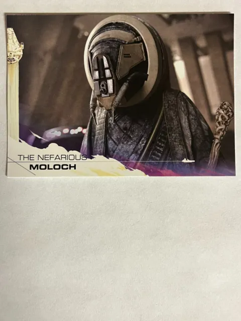 2018 Topps Solo A Star Wars Story Base Card #44 The Nefarious Moloch