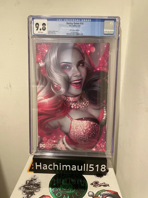 Harley Quinn 14 Warren Louw CGC 9.8 Minimal Trade - Virgin B Cover