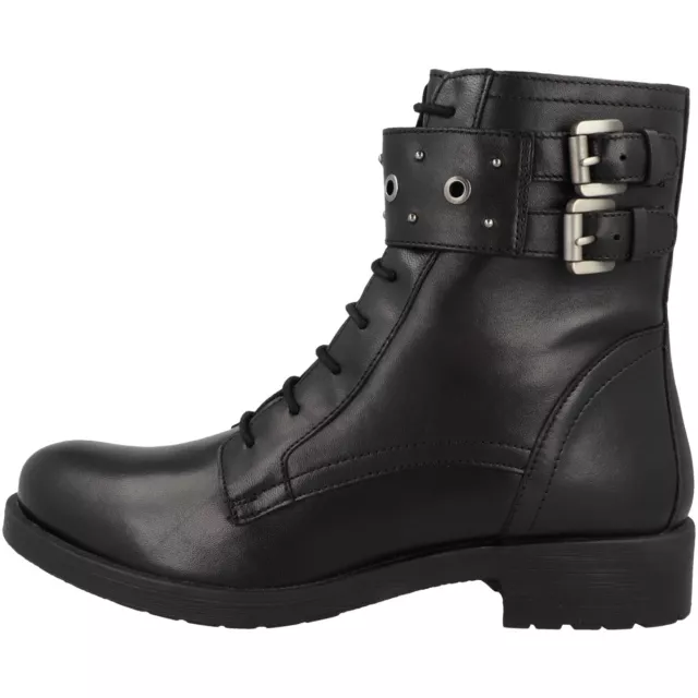 GEOX D Rawelle F Femmes Bottes à Lacets Bottines Bottes D'Hiver