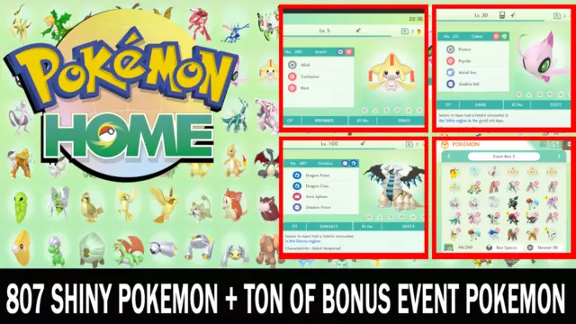 🌟Exclusives Pokemon Sword and Shield - Home 6iv Shiny and Free