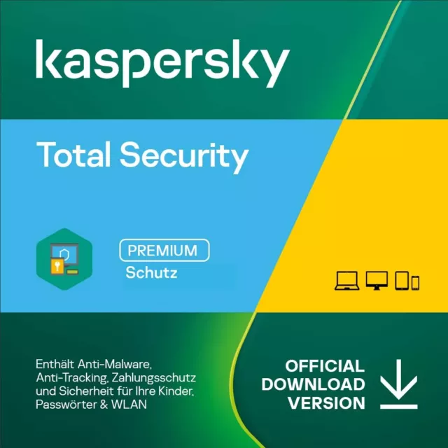 Kaspersky Total Security 2024  1 2 oder 5 Geräte DACH / EMAIL AKTUELLE VERSION