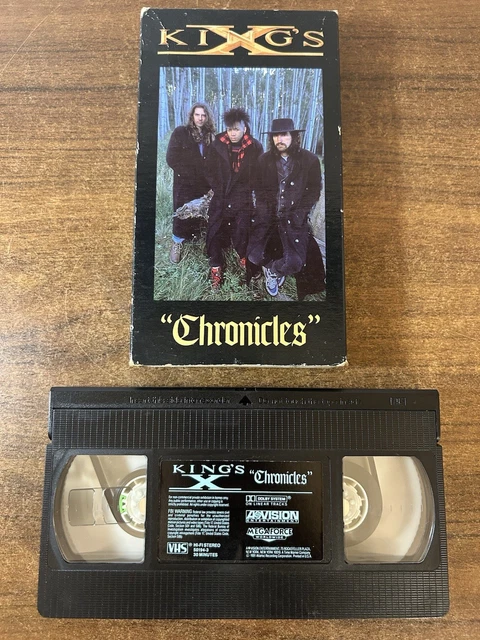 MEGAFORCE STUDIOS KING'S X Chronicles VHS Rock Music Concerts 1991 NTSC ...