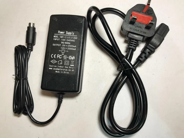 AC Adapter 4-Pin JTA0202Y Power Supply 5V 2A 12V 2A with