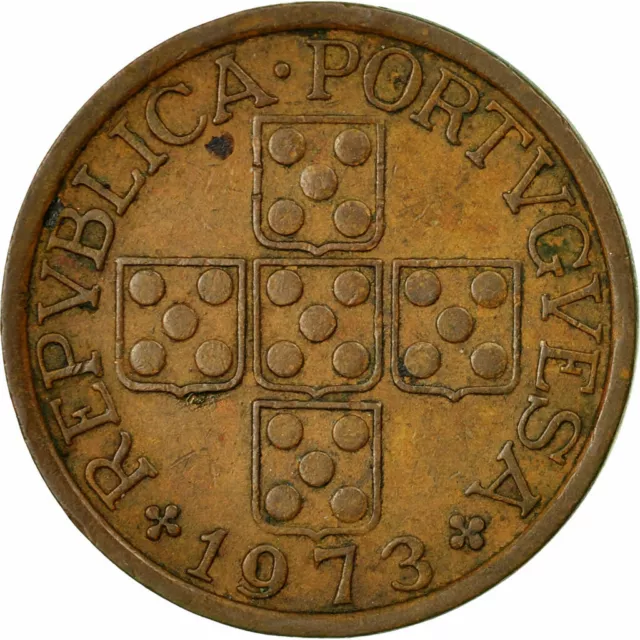 [#584683] Moneda, Portugal, 50 Centavos, 1973, BC+, Bronce, KM:596