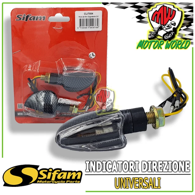 Moto Radio Control 4X INDICATORI DI DIREZIONE PER MOTO FRECCE A LED COPPIA LUCI UNIVERSALI 15 Led Soporte Rueda Moto - 9
